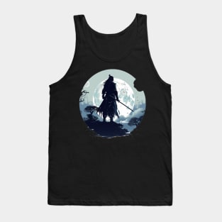 Samurai Silhouette Tank Top